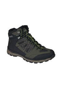 Regatta - Męskie buty trekkingowe Samaris Mid II. Kolor: zielony. Materiał: poliester, guma. Sport: turystyka piesza #1