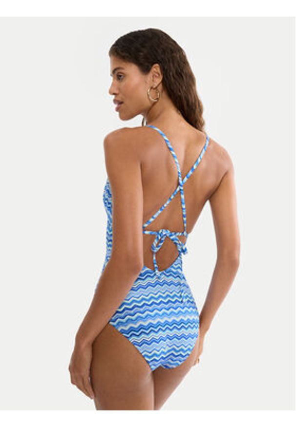 Triumph Strój kąpielowy Mix & Match Summer OP 10226506 Niebieski. Kolor: niebieski. Materiał: syntetyk