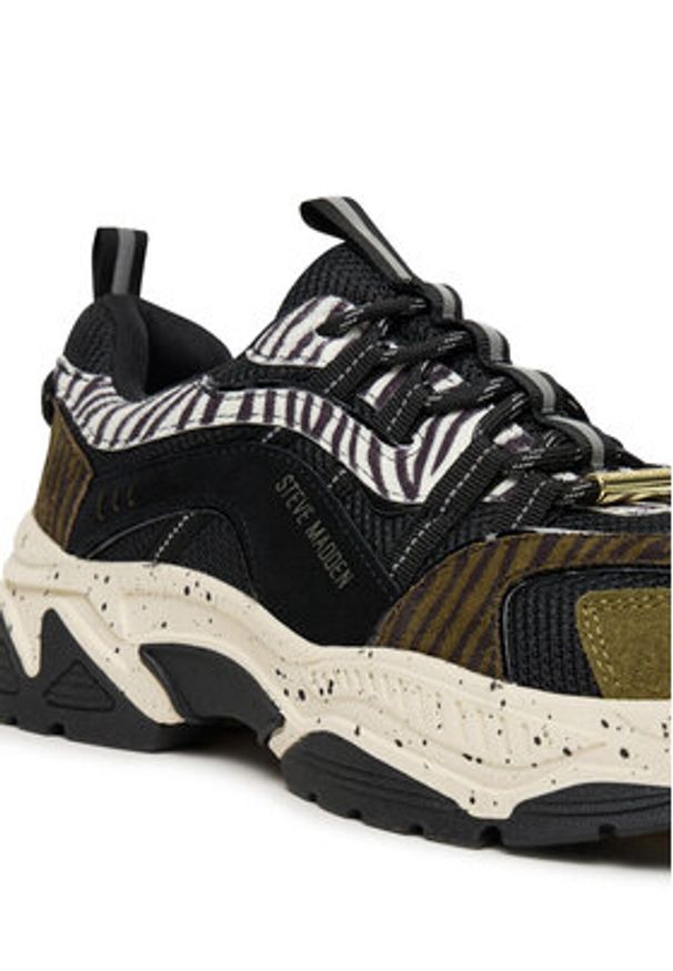 Steve Madden Sneakersy Animates-L SM11004762 Czarny. Kolor: czarny. Materiał: zamsz, skóra