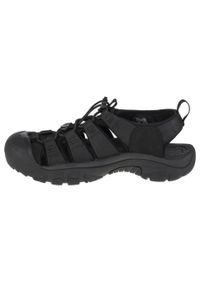 keen - Sandały męskie, Keen Newport H2. Kolor: czarny. Materiał: guma, syntetyk, tkanina, materiał