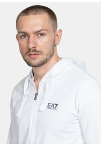 Bluza męska EA7 Emporio Armani (8NPM03 PJ05Z 1100). Kolor: biały. Styl: sportowy