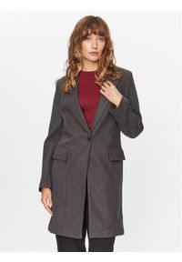 only - ONLY Płaszcz przejściowy Nancy 15292832 Szary Regular Fit. Kolor: szary. Materiał: syntetyk
