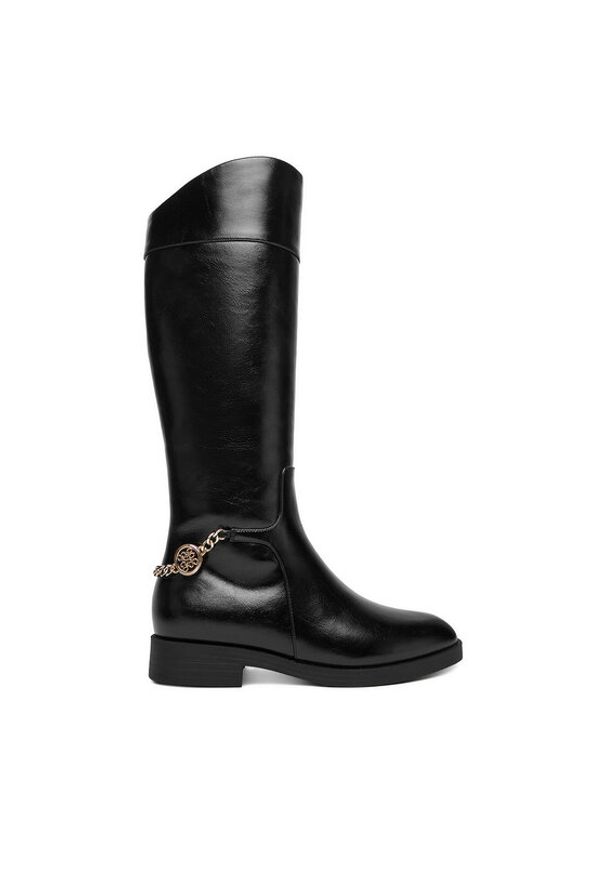 Nine West Kozaki CEO-RASHA-02 Czarny. Kolor: czarny. Materiał: materiał, syntetyk