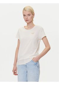 Mustang T-Shirt Alma 1016155 Biały Regular Fit. Kolor: biały. Materiał: bawełna