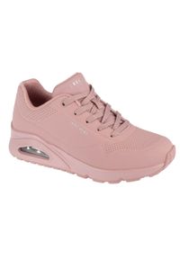 skechers - Buty sportowe Sneakersy damskie, Uno-Stand on Air. Kolor: różowy. Sport: turystyka piesza #1