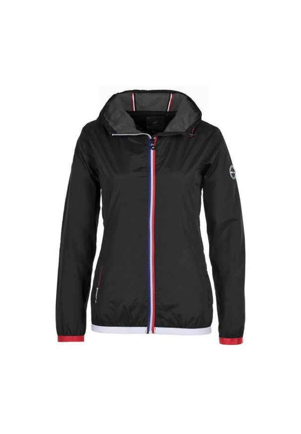 PEAK MOUNTAIN - Damska lekka kurtka Peak Mountain Acapik. Kolor: czarny. Sport: turystyka piesza