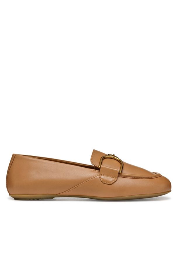 Geox Loafersy D Palmaria D45MUJ 000TU C5000 Beżowy. Kolor: beżowy. Materiał: skóra, zamsz