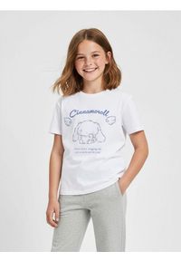 Sinsay - Bawełniana koszulka Cinnamoroll - biały. Kolor: biały. Materiał: bawełna #1