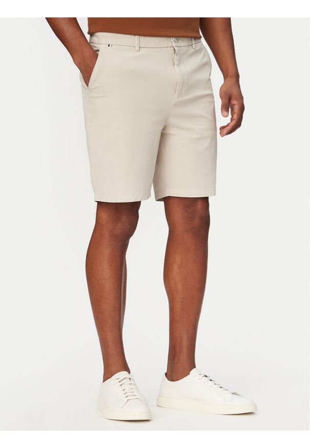 BOSS Szorty materiałowe H-Kane1 50555235 Szary Modern Fit. Kolor: szary. Materiał: bawełna