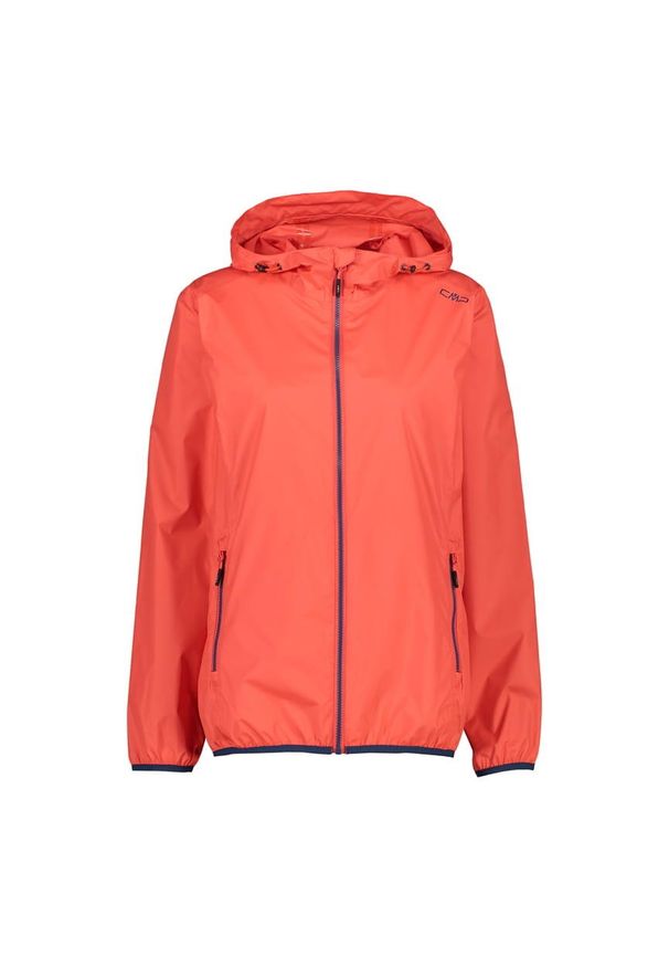 Kurtka damska przeciwdeszczowa CMP 32X5796. Typ kołnierza: kaptur. Kolor: pomarańczowy, wielokolorowy, żółty. Materiał: tkanina, softshell. Sport: turystyka piesza