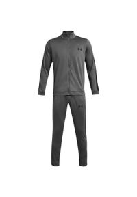 Dres męski Under Armour Rival Knit Track Suit. Kolor: szary. Materiał: dresówka #2