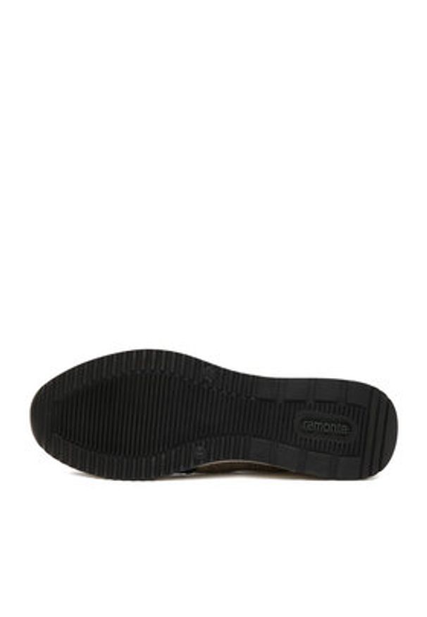 Remonte Półbuty D2411-03 Czarny. Kolor: czarny. Materiał: syntetyk, skóra