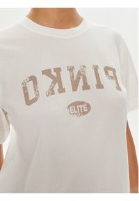 Pinko T-Shirt Tiramisu 104269 Biały Reglan Fit. Kolor: biały. Materiał: bawełna #3