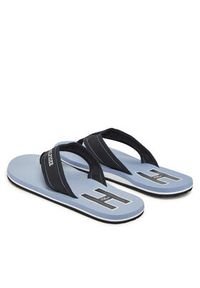 TOMMY HILFIGER - Tommy Hilfiger Japonki Hilfiger H Padded Beach Sandal FM0FM05536 Granatowy. Kolor: niebieski. Materiał: materiał #5