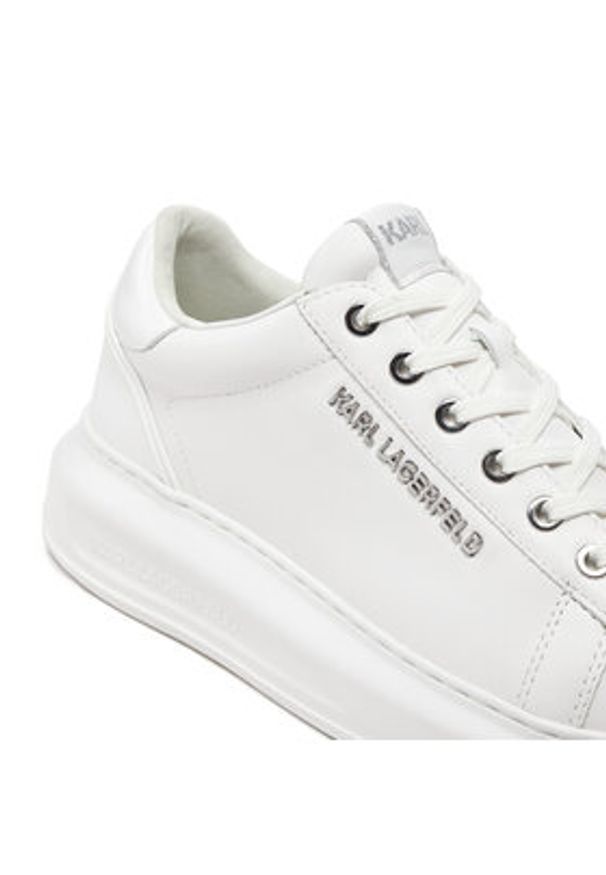 Karl Lagerfeld - KARL LAGERFELD Sneakersy KL62525N Biały. Kolor: biały. Materiał: skóra