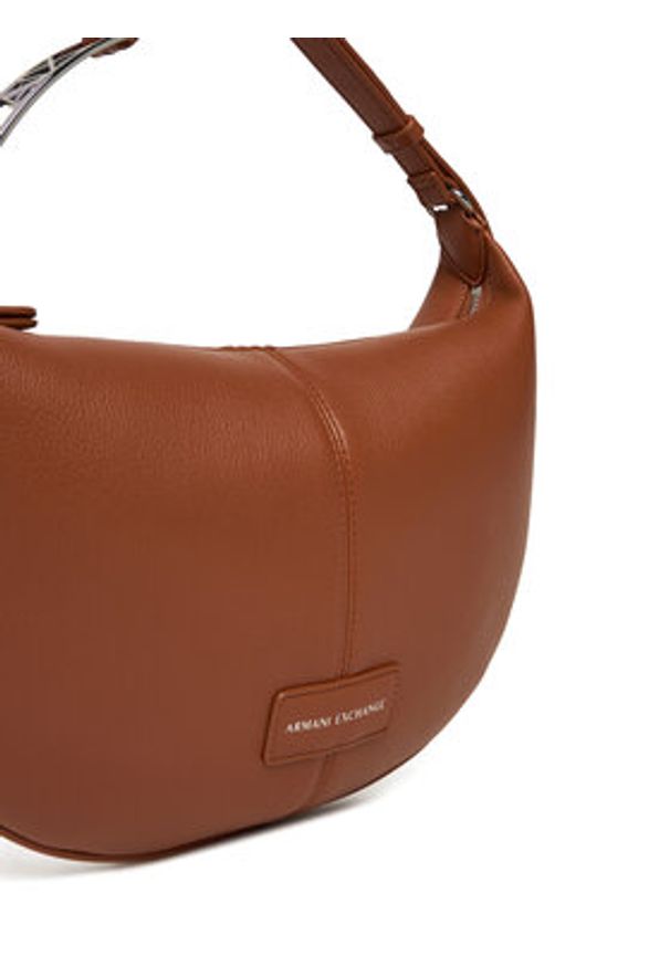 Armani Exchange Torebka XW001574 AF15632 U6048 Brązowy. Kolor: brązowy. Materiał: skórzane