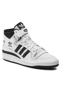 Adidas - adidas Sneakersy Forum Mid IG3756 Biały. Kolor: biały. Materiał: skóra #4