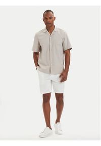 BOSS Koszula Rayer 50559321 Beżowy jasny Regular Fit. Kolor: beżowy. Materiał: bawełna #4