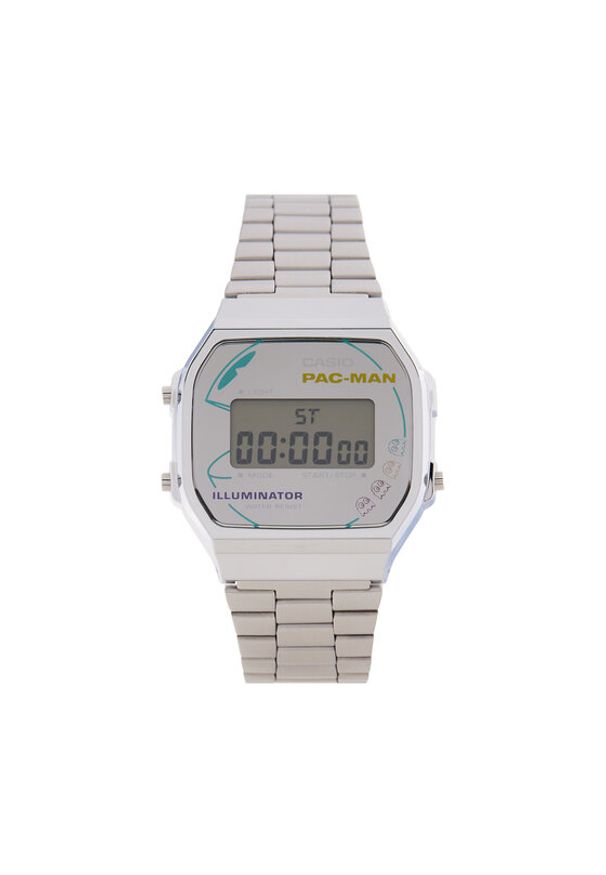 Casio Zegarek A168WEPC-7AER Srebrny. Kolor: srebrny