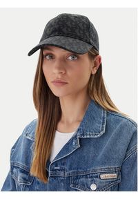Calvin Klein Czapka z daszkiem Aop 6 Panel Baseball Cap LV04K5058G Czarny. Kolor: czarny. Materiał: poliester #4