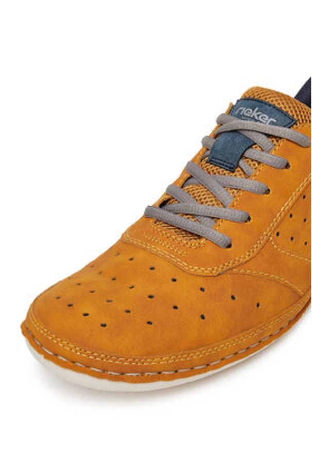 Rieker Sneakersy 07506-68 Brązowy. Kolor: brązowy. Materiał: skóra