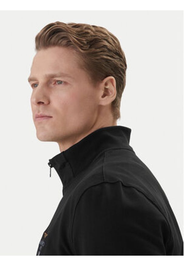 Aeronautica Militare Dres 261TF0108UF00674 Czarny Regular Fit. Kolor: czarny. Materiał: bawełna