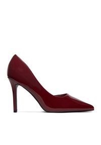 DeeZee Szpilki CEO-WSS21798-01 Bordowy. Kolor: czerwony. Materiał: skóra. Obcas: na szpilce #6