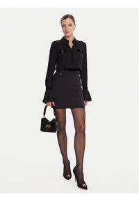 Elisabetta Franchi Spódnica mini GO-148-57E2-V380 Czarny Regular Fit. Kolor: czarny. Materiał: syntetyk #5