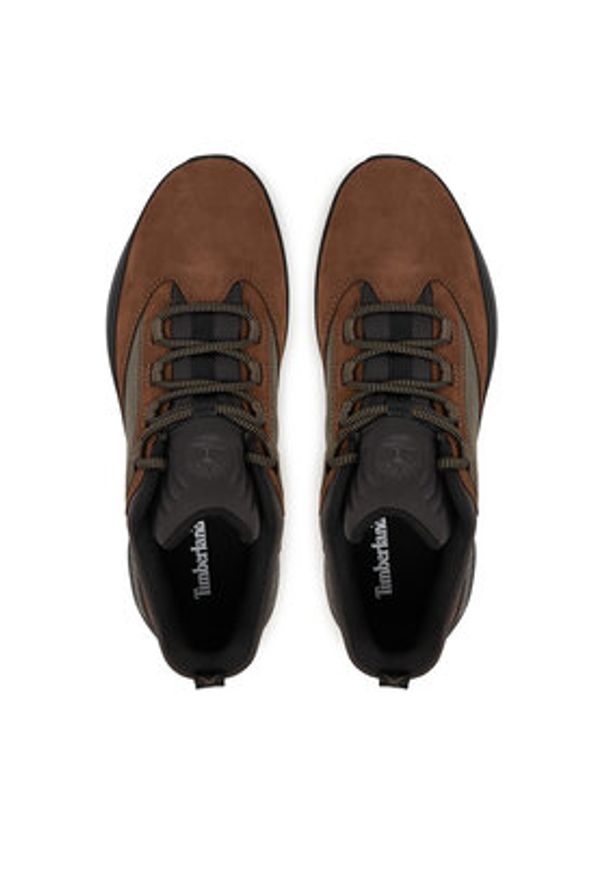 Timberland Sneakersy Euro Trekker Low Lace TB0A6DP5EUW1 Brązowy. Kolor: brązowy. Materiał: skóra, nubuk