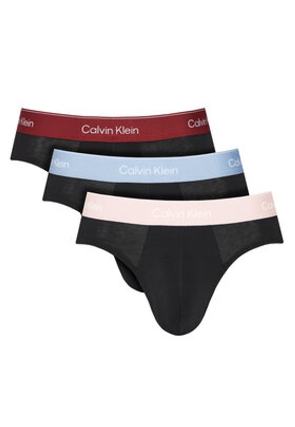 Calvin Klein Underwear Komplet slipów LV00NB4388 Czarny. Kolor: czarny. Materiał: bawełna