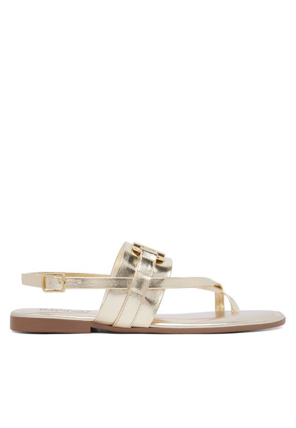 Replay - REPLAY Sandały GWF6Q.000.C0005S Złoty. Kolor: złoty. Materiał: skóra