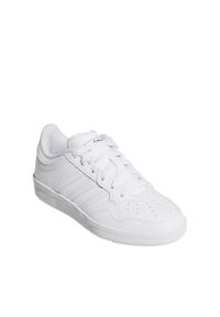 Adidas - Buty dla dzieci adidas Hoops 4.0. Kolor: biały. Sport: turystyka piesza