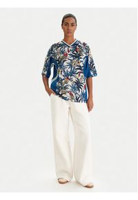 Adidas - adidas T-Shirt Farm Rio Premium KD4629 Niebieski Loose Fit. Kolor: niebieski. Materiał: syntetyk #3