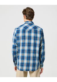 Wrangler - MĘSKA KOSZULA KRATA WRANGLER WESTERN SHIRT BUFFALO INDIGO 112357251 #3