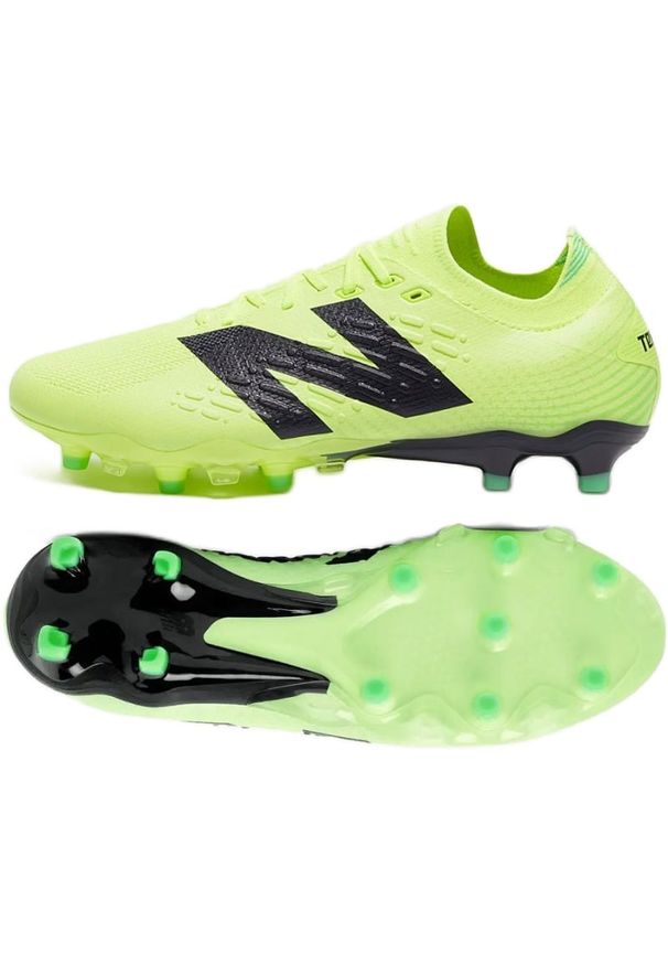 Buty New Balance Tekela V4 Pro Low ST1FLL45 zielone. Kolor: zielony. Materiał: materiał, syntetyk. Szerokość cholewki: normalna. Sport: piłka nożna