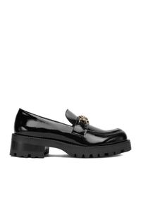 Eva Minge Loafersy EO-MOCCA-01 Czarny. Kolor: czarny. Materiał: skóra
