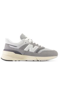 Buty New Balance GR997RHA - szare. Okazja: na uczelnię, na co dzień. Zapięcie: sznurówki. Kolor: szary. Materiał: materiał, syntetyk, guma. Szerokość cholewki: normalna