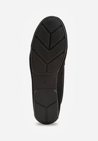 Renee - Czarne Mokasyny VICES z Wkładką ze Skóry Naturalnej i Metalicznym Elementem Alcimene. Nosek buta: okrągły. Kolor: czarny. Materiał: skóra. Obcas: na obcasie. Wysokość obcasa: niski #3