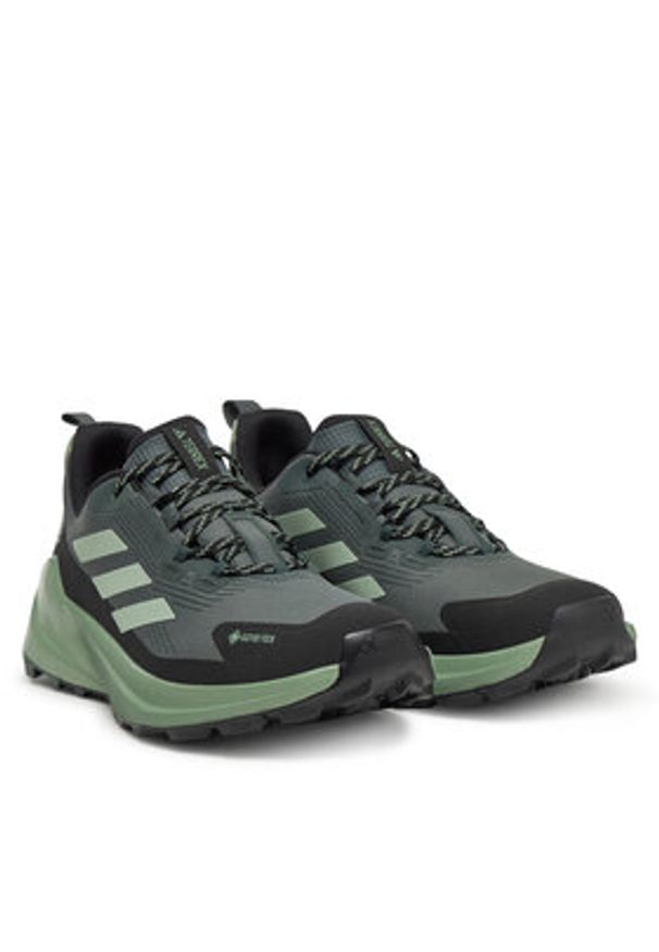 Adidas - adidas Trekkingi Terrexmaker 2 GORE-TEX IH3735 Khaki. Kolor: brązowy. Materiał: materiał. Technologia: Gore-Tex. Sport: turystyka piesza