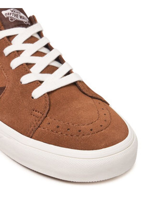 Vans Tenisówki Sk8-Low VN0009QRBRO1 Brązowy. Kolor: brązowy. Materiał: skóra, zamsz