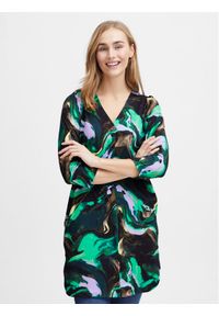 Fransa Sukienka koszulowa 20612138 Zielony Regular Fit. Kolor: zielony. Materiał: syntetyk. Typ sukienki: koszulowe #1