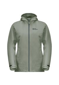 Kurtka uniwersalna damska Jack Wolfskin 11156214137. Typ kołnierza: kaptur. Kolor: zielony. Styl: klasyczny