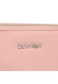 Calvin Klein Torebka Must Ew Dbl Cmpt Crossbody K60K610177 Różowy. Kolor: różowy. Materiał: skórzane