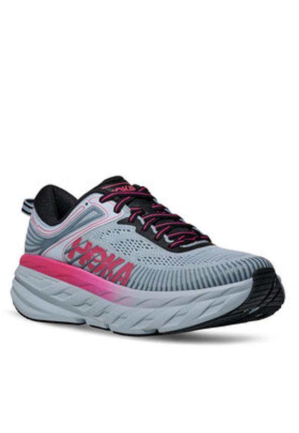 HOKA - Hoka Buty do biegania Bondi 7 1110519 Niebieski. Kolor: niebieski. Materiał: materiał