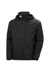 Kurtka uniwersalna męska Helly Hansen Crew Hooded 2.0. Typ kołnierza: kaptur. Kolor: czarny. Materiał: syntetyk. Sport: turystyka piesza #1