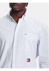 TOMMY HILFIGER - Tommy Hilfiger Koszula F1 Movie Bengal MW0MW41382 Błękitny Regular Fit. Kolor: niebieski. Materiał: bawełna #4
