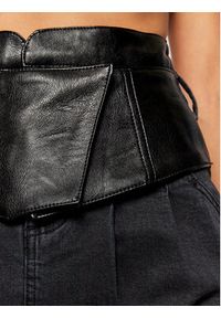 Pinko Spódnica jeansowa Honolulu 1J10RB Y6FG Czarny Regular Fit. Kolor: czarny. Materiał: jeans, bawełna