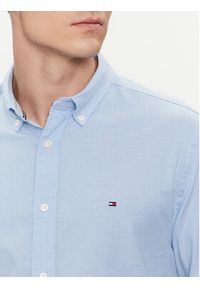 TOMMY HILFIGER - Tommy Hilfiger Koszula 1985 MW0MW29968 Błękitny Regular Fit. Kolor: niebieski. Materiał: bawełna #5
