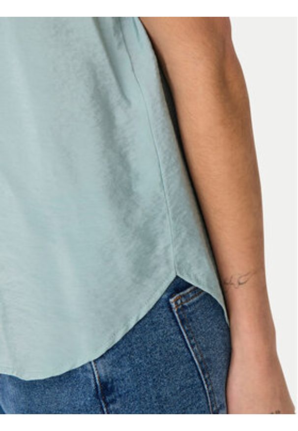 only - ONLY T-Shirt Aya 15339742 Zielony Regular Fit. Kolor: zielony. Materiał: wiskoza