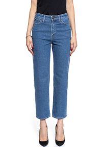 Lee - SPODNIE DAMSKIE LEE 5 POCKET WIDE LEG MYSTIC STONE L30SDJJI 112106615 #5